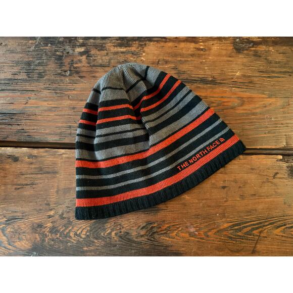 The NORTH FACE Fleece Lined Striped Beanie sz OS (Unisex) - Picture 4 of 6